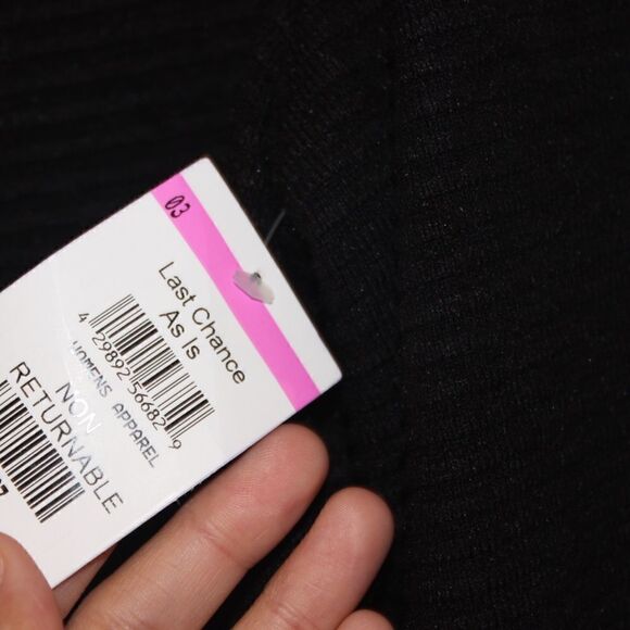 NEW Julia Jordan Black Boatneck Long Sleeve Sweater Dress Women Size 8 $120 - Picture 6 of 13